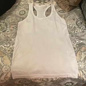 Lululemon White Swiftly Tech tank